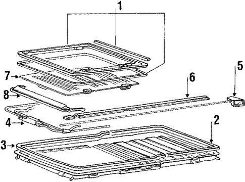 Sunroof for 1988 Mitsubishi Van #0
