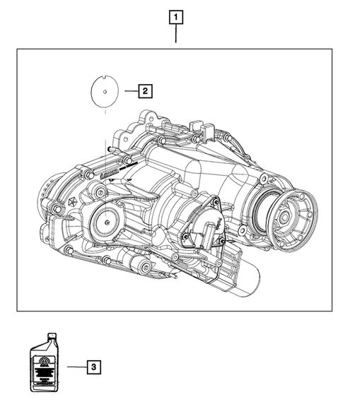 Transfer Case Assembly for 2012 Jeep Grand Cherokee #0