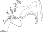 26355776 - : Fender Liner for Buick: Envision Image