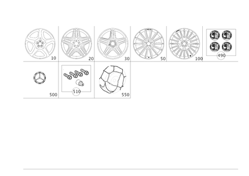 Wheels and Accessories for 2018 Mercedes-Benz GLS450 #0