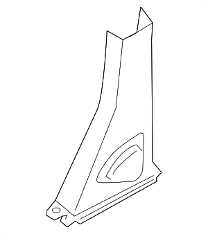 76915ZM90C - : Lower Center Pillar Trim for Nissan Image