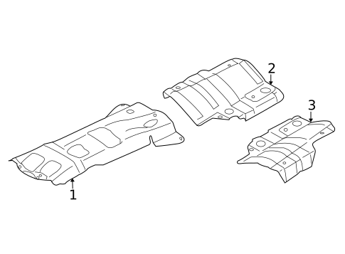 Heat Shields for 2014 Subaru Forester #0