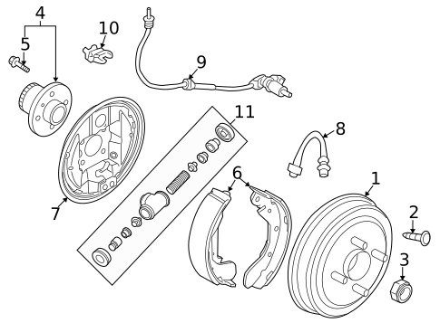 Hubs & Related Components for 2009 Chevrolet Aveo #0