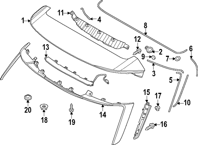 87212R5000 - : Side Spoiler for Kia: Sorento Image
