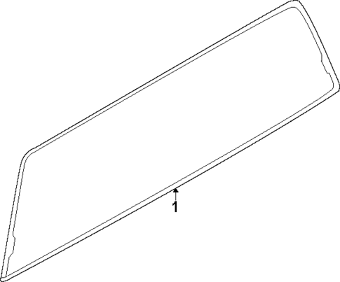Glass & Hardware - Back for 2024 Ford F-350 Super Duty #1