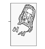 88310C6100 - Body: Seat Back Frame for Kia: Sorento Image