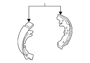 449552170 - Brakes: Brake Shoes for Toyota: Yaris Image