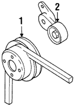 2906629000 - Cooling System: Serpentine Belt for Isuzu Image