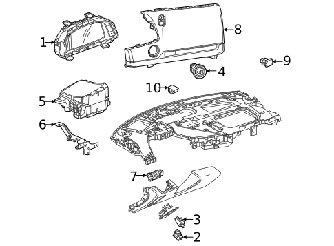 Headlamp Components for 2022 Chevrolet Corvette #27