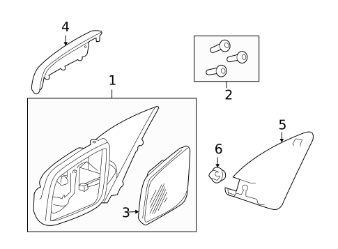 Outside Mirrors for 2009 Pontiac G8 #0