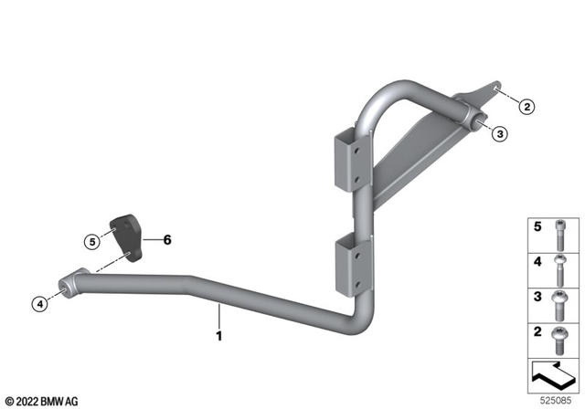 7129907403 - Lights: Fillister-Head Screw - M6X16-8.8-ZNNIV for BMW-Motorrad Image