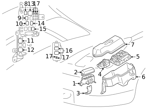 Daytime Running Lamps for 2002 Toyota Celica #0