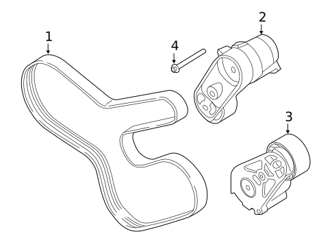 Belts & Pulleys for 2016 BMW ActiveHybrid 5 #0