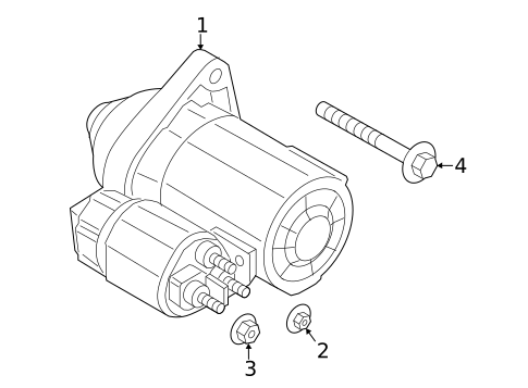 Starter & Related Components for 2015 Ford Fiesta #0