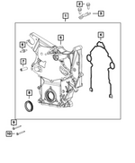 53034126AA - Engine: Alternator And Compressor Bracket for Mopar Image
