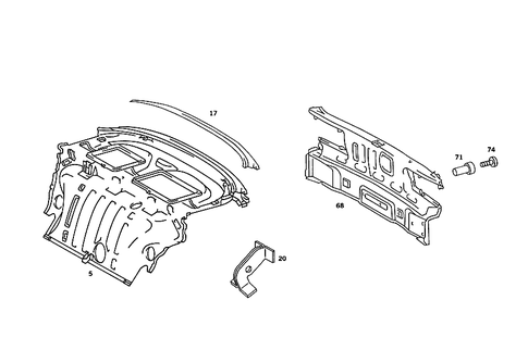 Rear End for 1988 Mercedes-Benz 560SEL #2