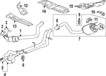 87842262 - : Exhaust Pipe for Cadillac: Escalade Image