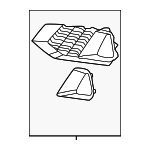 4K8807648D3FZ - Body: Outer Grille for Audi Image