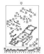 68494527AA - : Engine Support Bracket, Right for Mopar Image