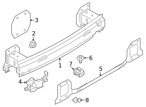 Bumper & Components - Rear for 2023 BMW iX #3