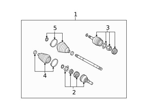 Drive Axles for 2006 Cadillac STS #0