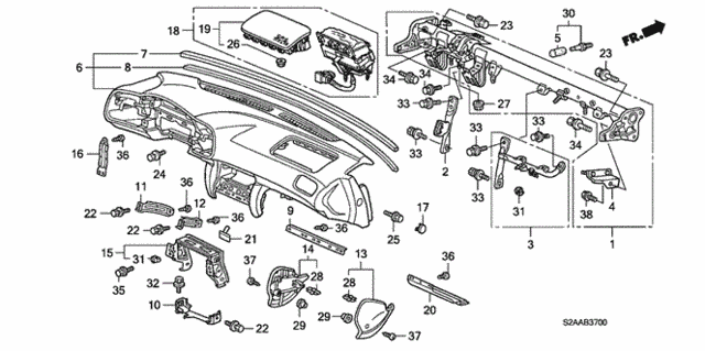 Instrument Panel for 2008 Honda S2000 #0