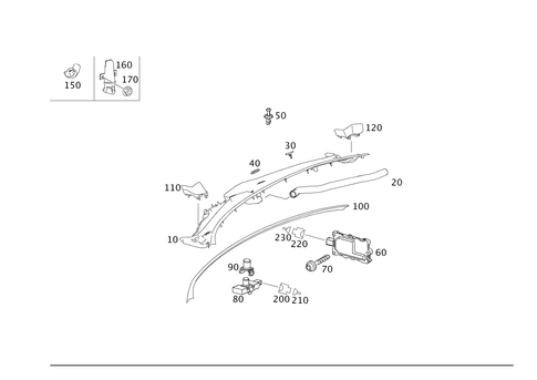 Water Baffle with Intake Shell for 2011 Mercedes-Benz CLS550 #0