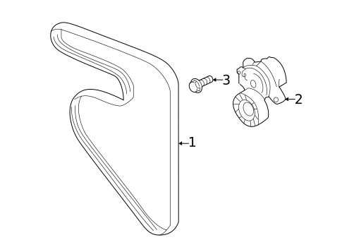Belts & Pulleys for 2022 Subaru Impreza #0