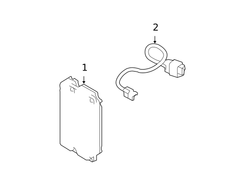 Electrical Components for 2008 Ford Fusion #1