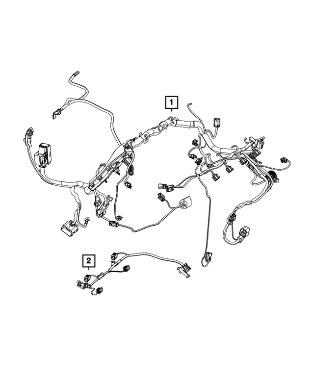 68507171AD - Electrical: Engine Wiring for Mopar Image