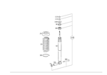 2093240104 - Springs, Suspension and Hydraulics: Rear Spring for Mercedes-Benz Image