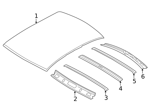 Roof & Components for 2018 Hyundai Sonata #0