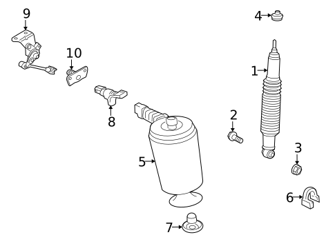 Shocks & Components for 2011 Lincoln Town Car #0