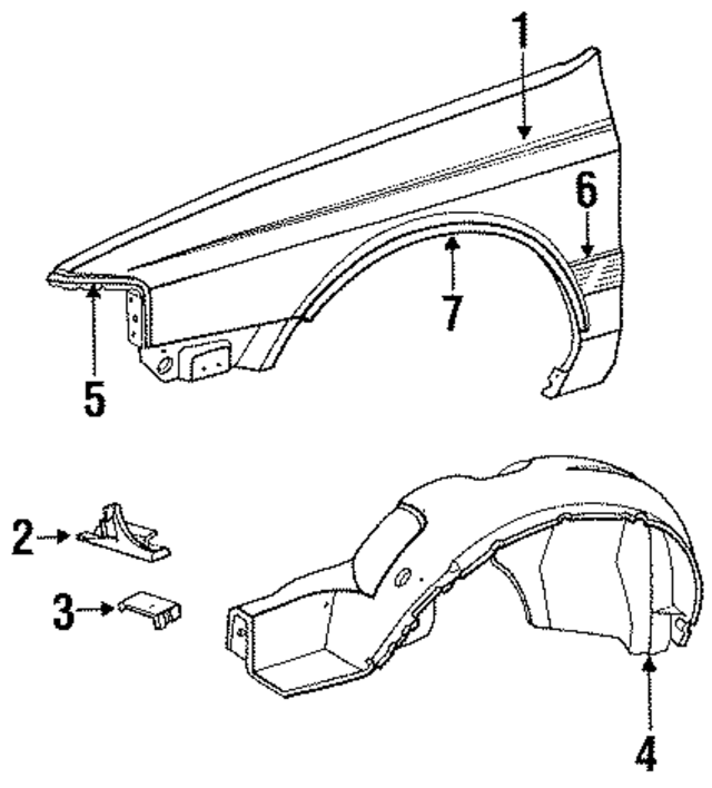 E8OY16036CZ - : Body Side Molding for Ford Image