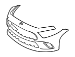 25788051049999 - : Bumper Cover for Mercedes-Benz Image