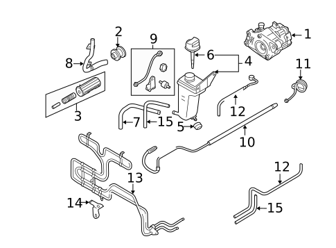 Pump & Hoses for 2009 Audi S4 #0