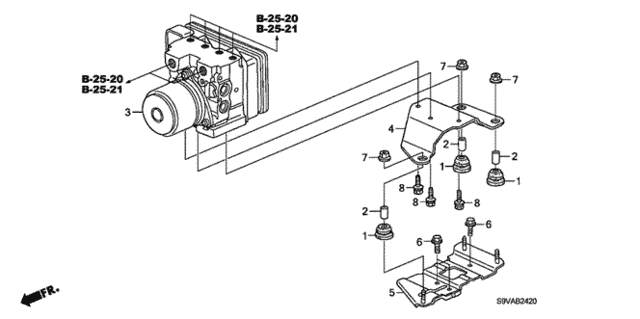 VSA Modulator for 2008 Honda Pilot #0