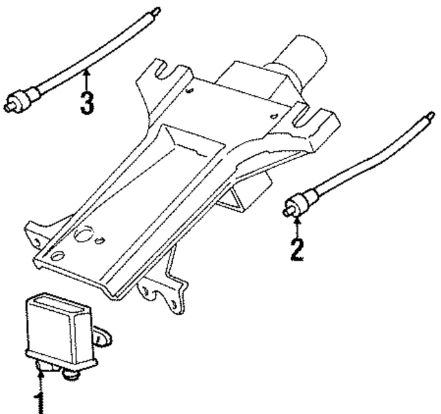 32311160011 - Steering: Control Module for BMW Image