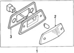 784411100 - : Side Marker Lamp for Subaru Image
