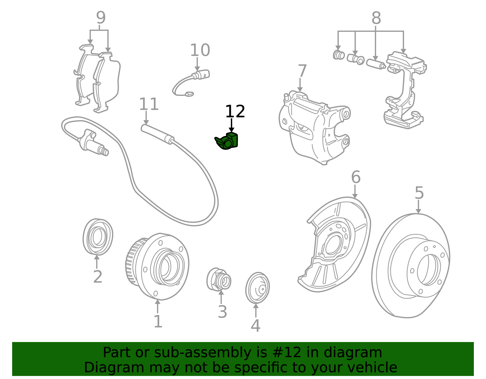 33181181310 - 1992-2002 BMW ABS Sensor Clip (33-18-1-181-310) | BMW of ...