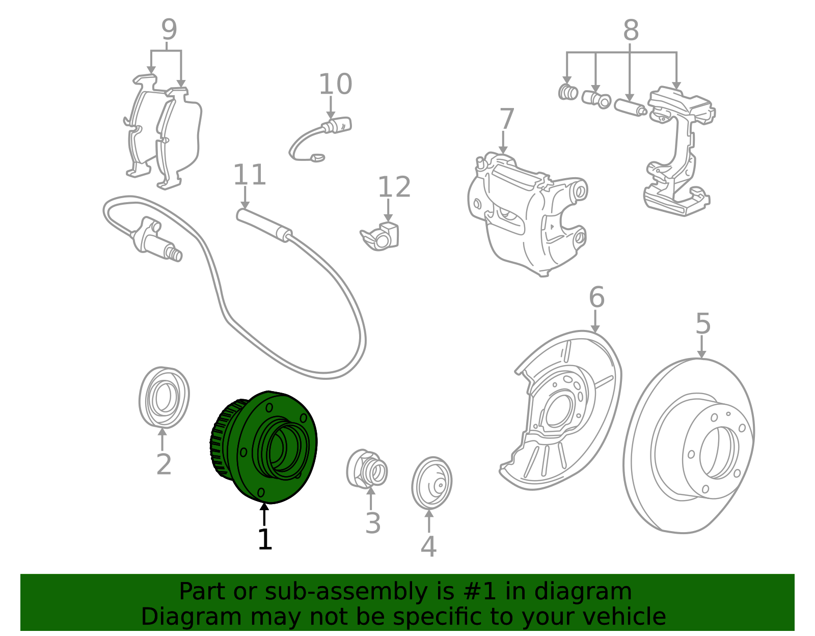 31221139348 - 1991-2001 BMW Front Hub & Bearing (31-22-1-139-348) | BMW ...