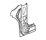 22686486 - Body: Inner Hinge Pillar for GM Image