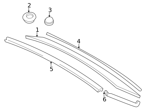 Glass - Lift Gate for 2004 Volvo S40 #0