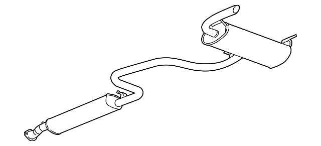 2005-2006 Pontiac G6 Exhaust Muffler Assembly 22689473 | OEM Parts