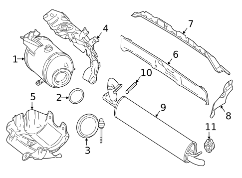 Exhaust Components for 2017 Smart Fortwo #0
