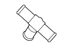 8724826880 - HVAC: Inlet Hose Connector for Lexus Image