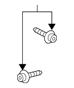 C2Z13887 - Body: Upper Hinge Bolt for Jaguar Image