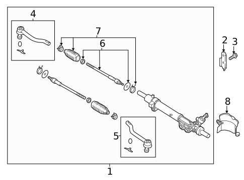 Steering Gear & Linkage for 2025 Nissan Sentra #1