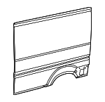 68134176AA - Body: Side Panel for Ram: ProMaster 2500, ProMaster 3500 Image