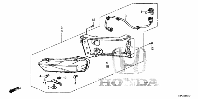 Foglight (1) for 2014 Honda Accord #0